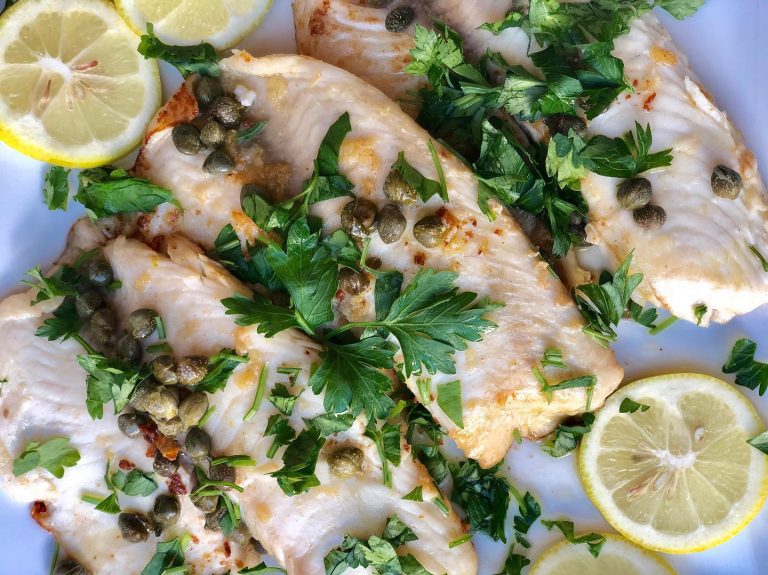 Lemon Butter Tilapia – Mediterranean Twist