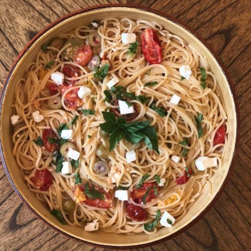 Mediterranean Feta Pasta