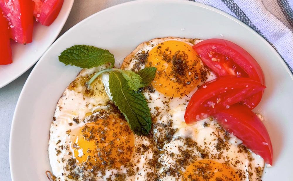 Eggs with Zaatar Spice